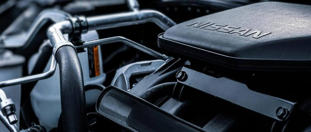 Detalle motor diésel