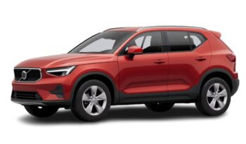 Vista lateral Volvo XC40 renting