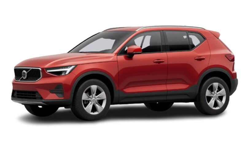 Vista lateral Volvo XC40 renting