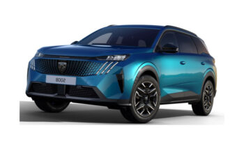 Renting Peugeot 5008 Hybrid frontal