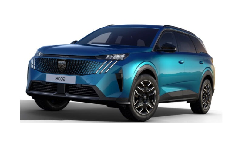Renting Peugeot 5008 Hybrid frontal