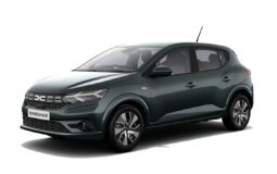 Vista frontal Dacia Sandero en renting