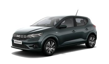 Vista frontal Dacia Sandero en renting