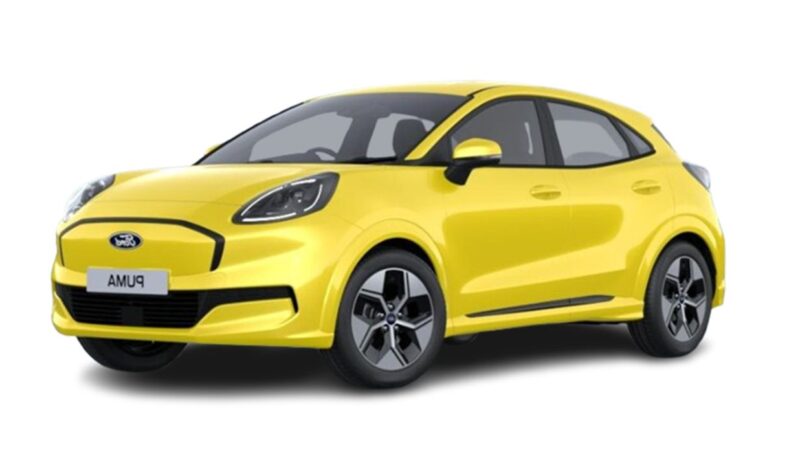 Vista frontal Ford Puma Eléctrico en renting