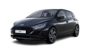 Vista frontal Hyundai i20 en renting