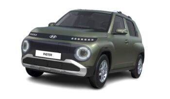 Vista frontal Hyundai Inster Eléctrico en renting