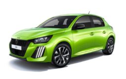 Vista frontal Peugeot 208 Eléctrico en renting