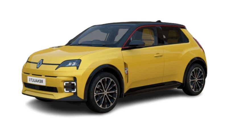 Vista frontal Renault 5 Eléctrico renting