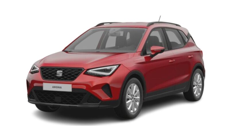 Vista frontal Seat Arona en renting