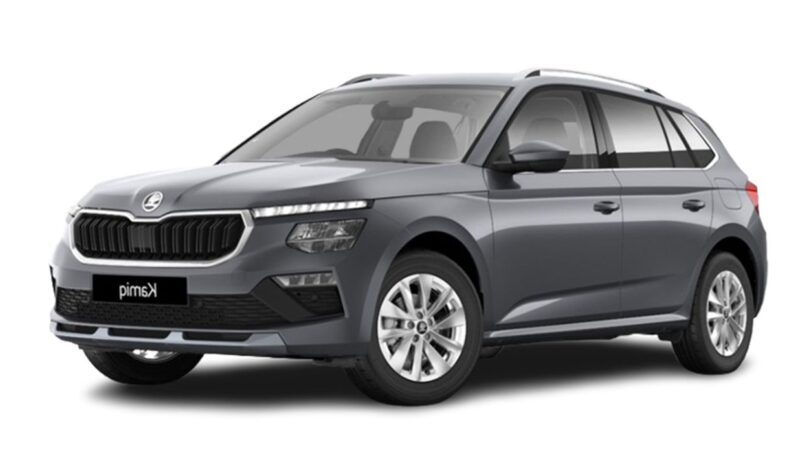 Vista frontal Skoda Kamiq en renting