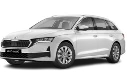 Vista frontal Skoda Octavia Combi Hybrid en renting