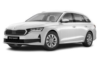 Vista frontal Skoda Octavia Combi Hybrid en renting