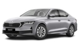 Vista frontal Skoda Octavia Hybrid en renting