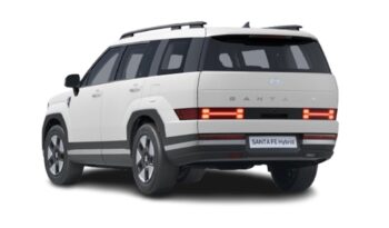 Renting Hyundai Santa Fe Hybrid Maxx HEV 1.6T 4X4 AT  215CV lleno