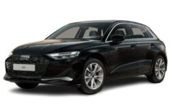 Vista frontal Audi A3 Sportback en renting