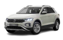 Vista frontal Volkswagen T-Roc en renting