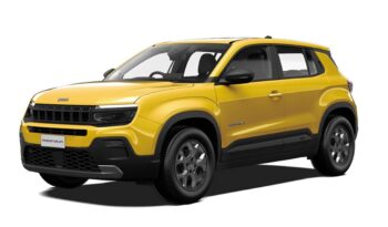 Vista frontal Jeep Avenger Longitude en renting