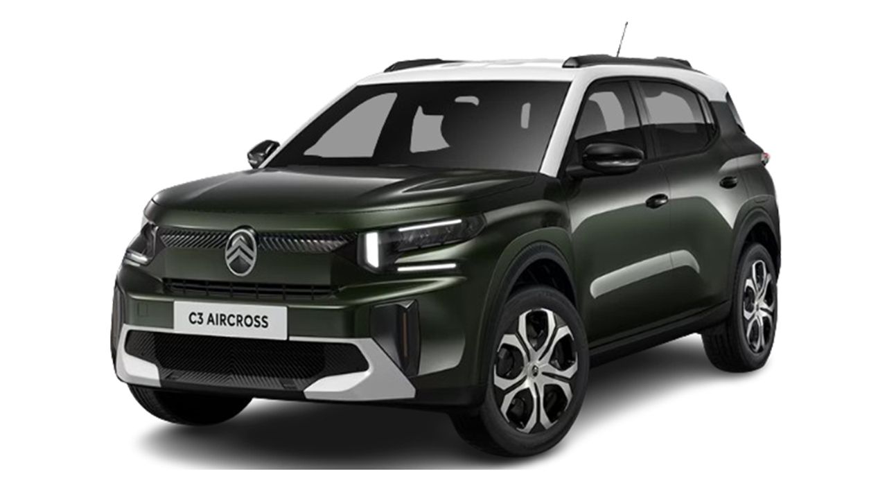 Renting Citroën C3 Aircross Hybrid 145 ë-DCS6 PLUS frontal