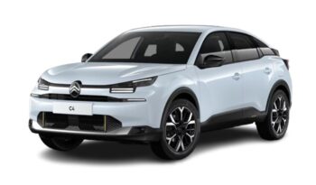 Vista frontal Citroën C4 Hybrid en renting