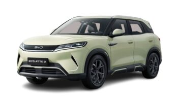 Vista lateral BYD Atto 2 en renting