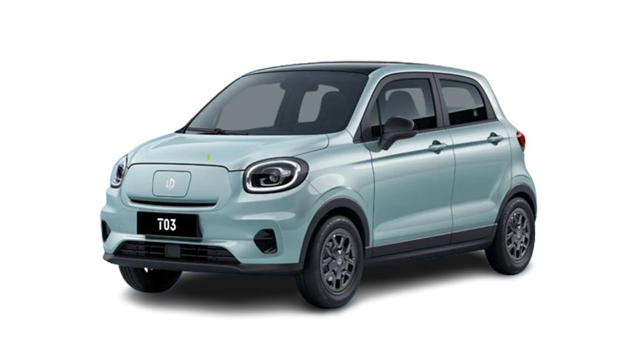 Vista frontal Leapmotor T03 en renting