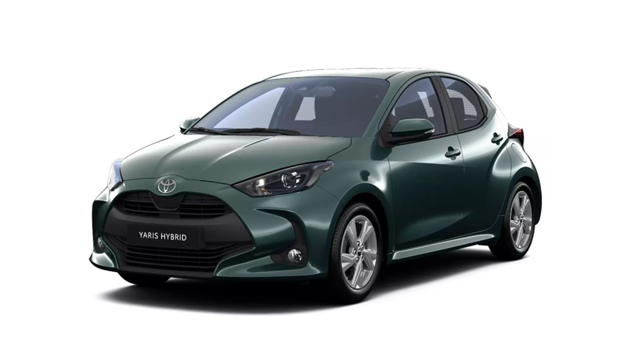Vista frontal renting Toyota Yaris 1.5 120H Active